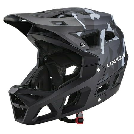 a helmet that is black and grey with white stars on it