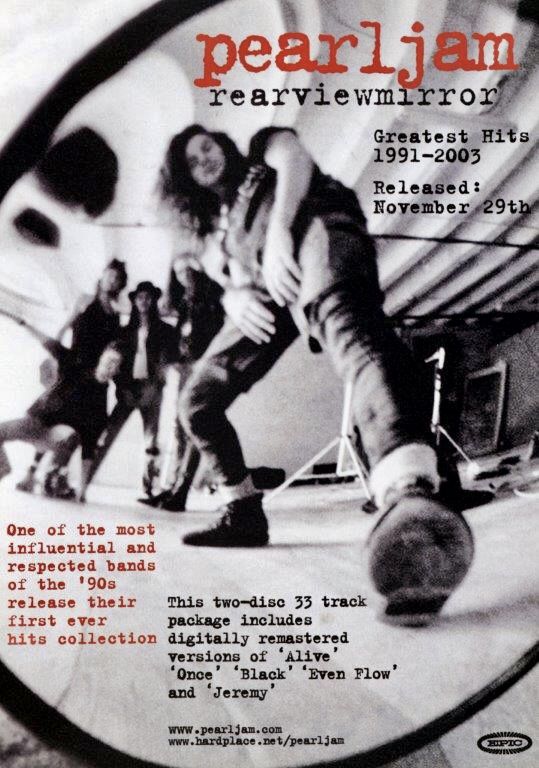 an advertisement for pearl jam featuring the band's first album in three decades, released on november 31, 1971