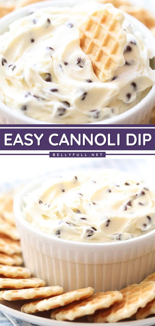 Easy Cannoli Dip Easy Cannoli Dip, Cannoli Dessert, Italian Food Party, Memorial Day Food, Cannoli Dip Recipe, Easy Cannoli, Italian Appetizers Easy, Easy Dessert Dips, Italian Desserts Easy