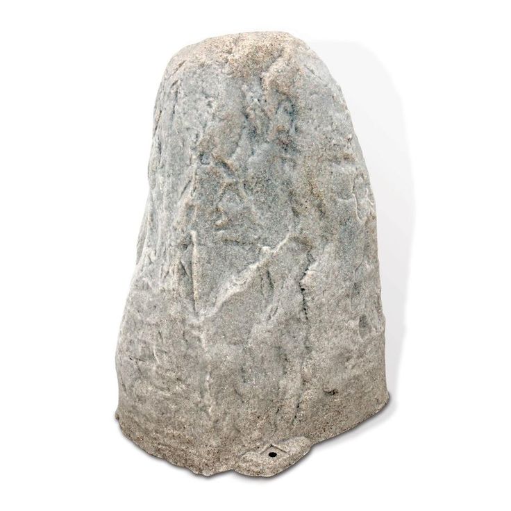 a rock is shown against a white background