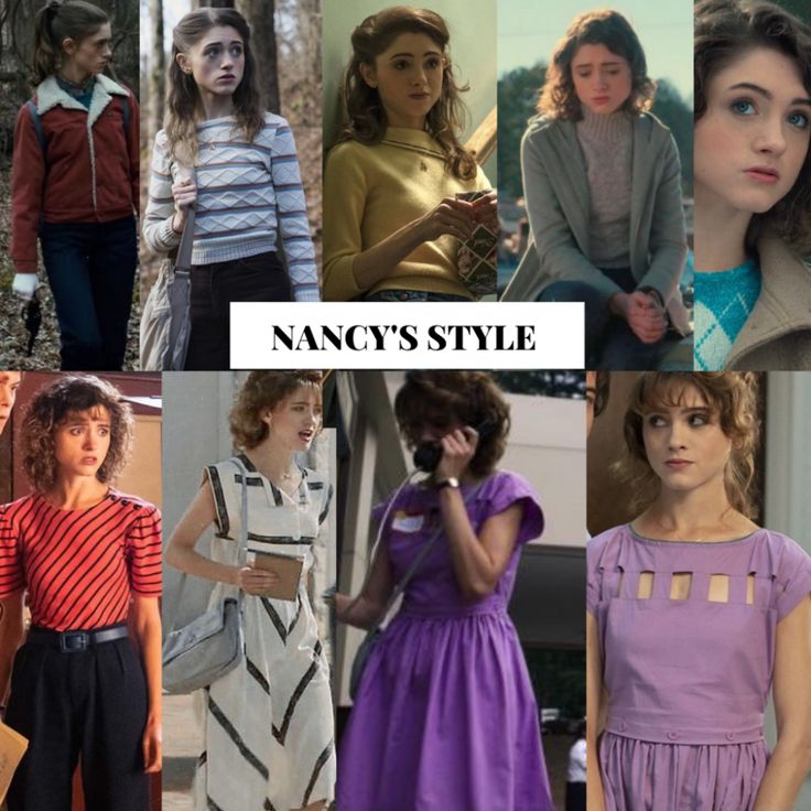 Stranger Things Wardrobe, Nancy Wheeler Fashion, Nancy Wheeler Halloween Costume, Nancy Stranger Things Outfits, Nancy Wheeler Outfit Inspiration, Nancy Wheeler Style, Nancy Wheeler Costume, Stranger Things Fashion 80s, Netflix Characters Costume Ideas