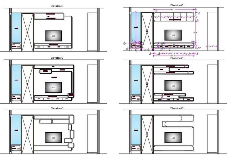 four different types of ovens with measurements