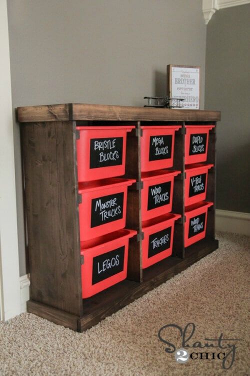 the before and after pictures show how to make a diy storage unit for your bedroom