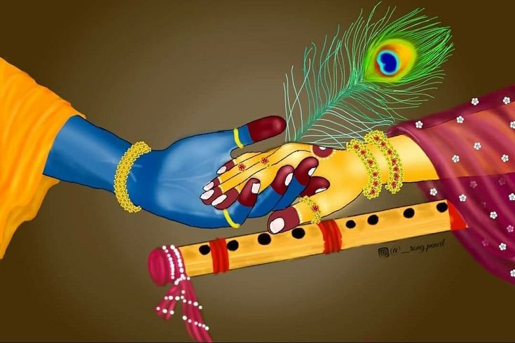 a painting of a person holding a flute with a peacock on it's arm