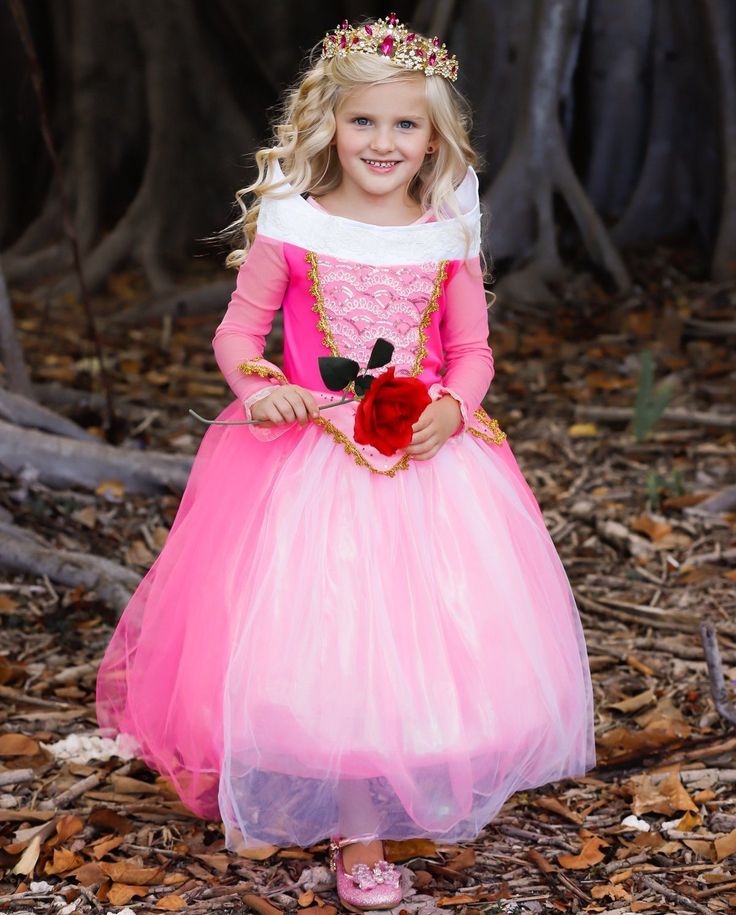 Girls "Aurora" Sleeping Beauty Inspired Princess Dress Princess Tutu Costumes, Princess Aurora Dress, Disney Princess Dress Up, Pola Rok, Princess Skirt, Black Halloween Dress, Princess Dress Up, Belle Disney, Girl Princess Dress