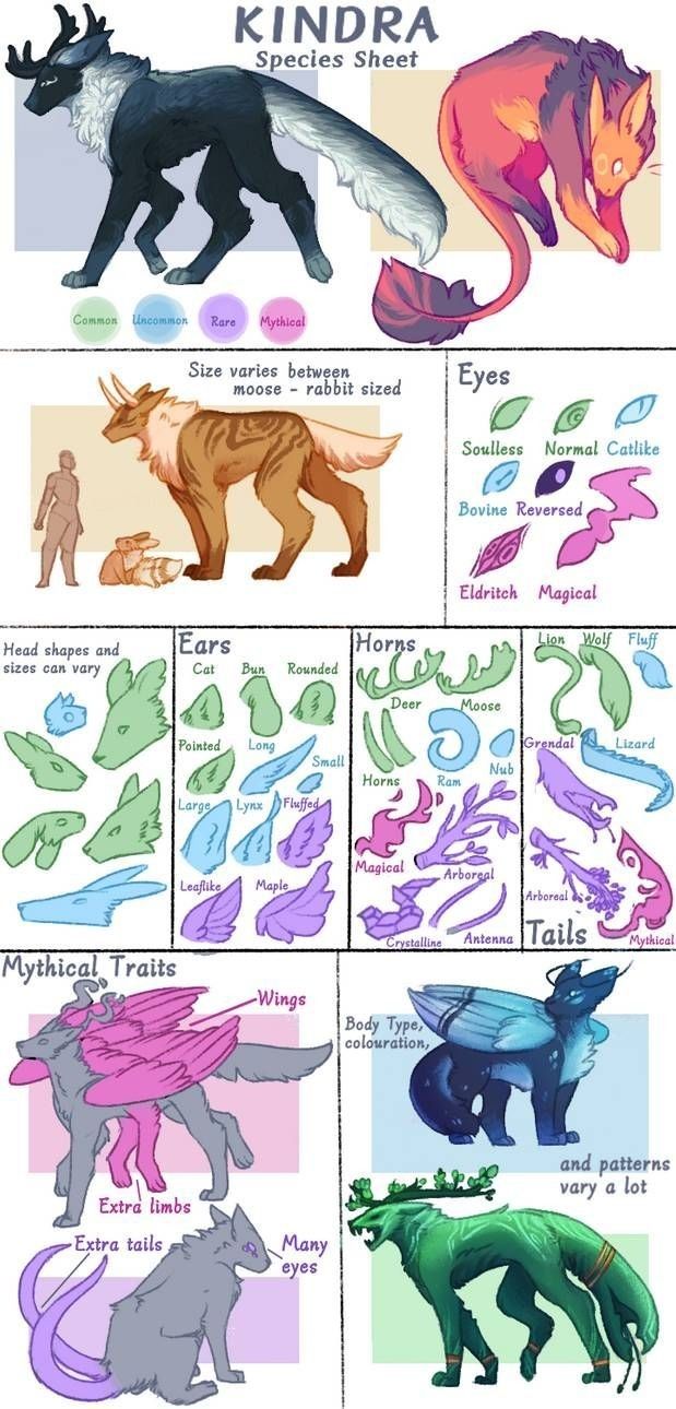 some different types of animals and their names