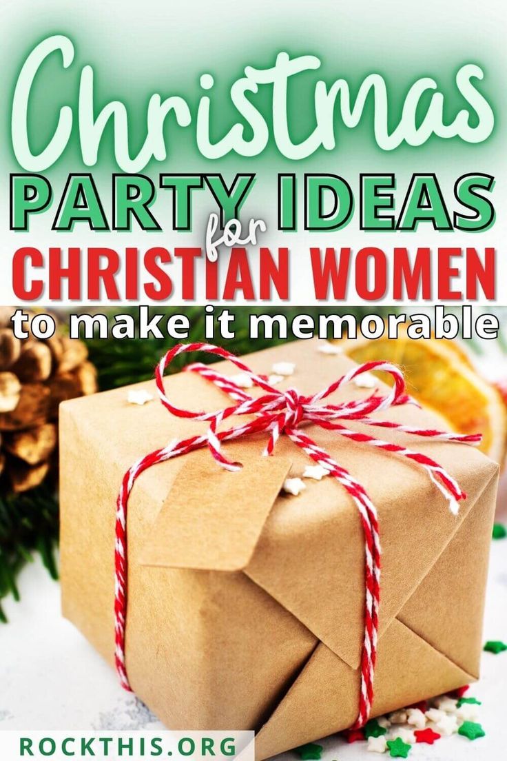 christmas party ideas for christian women to make it memorable