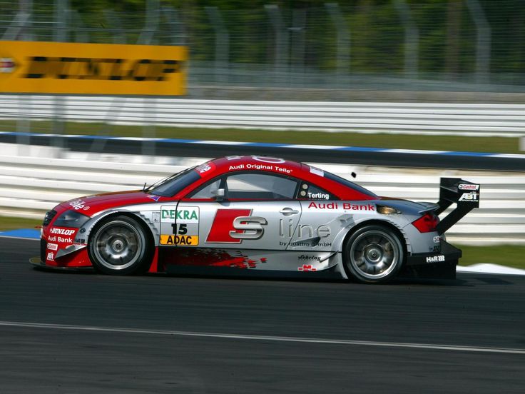 a racing car driving on a race track