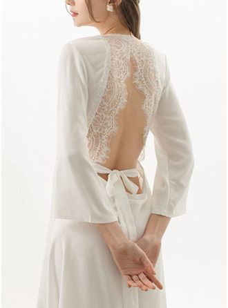 JJ's House Robes Polyester Elegant Sexy Bride Bride Robes. #JJ's House #Robes #Polyester #Elegant #Sexy #Bride #Bride #Robes Bride Robes, Wedding Day Robes, White Lace Robe, Planning Book, Wedding Planning Book, Bridal Robe, Bridal Robes, White Lace, Wedding Planning