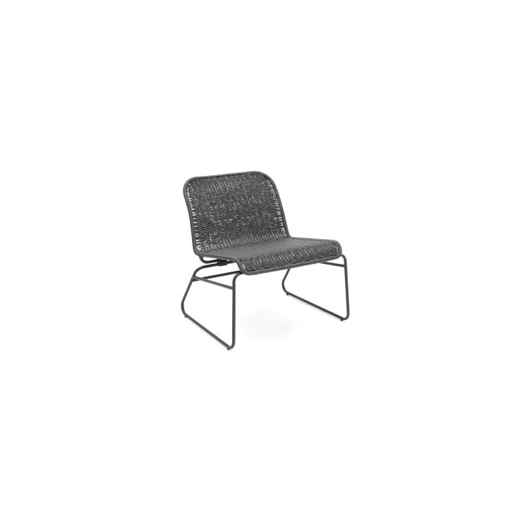 a black chair on a white background with the seat folded back and arms extended to one side