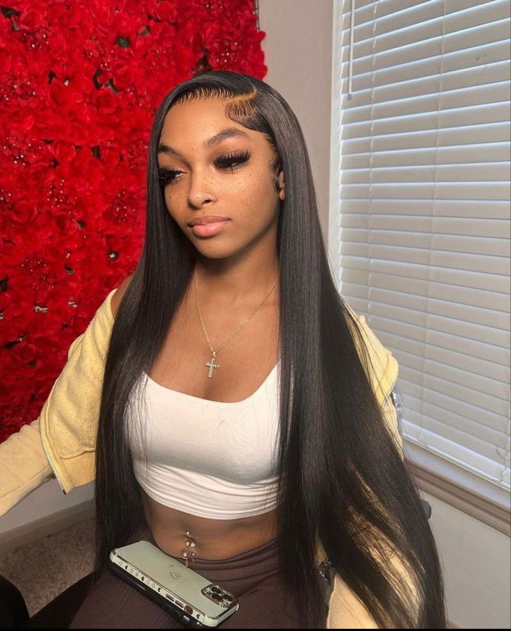 Middle Part Frontal Wig, Wig Installation, Brazilian Straight Human Hair, Frontal Wig Hairstyles, Side Part Hairstyles, Human Hair Wigs Blonde, Affordable Wigs, Jet Black Hair, Hd Lace Frontal