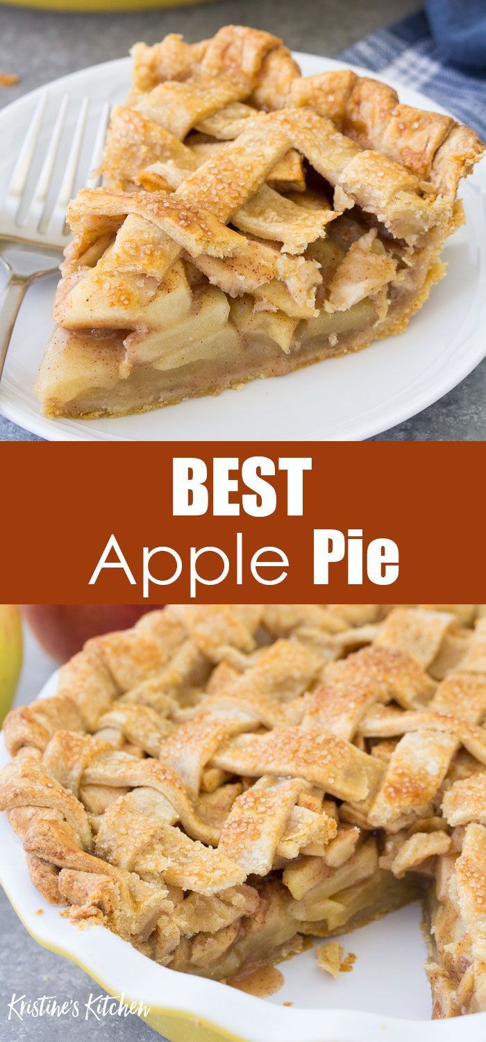 the best homemade apple pie recipe is so easy to make and it's delicious