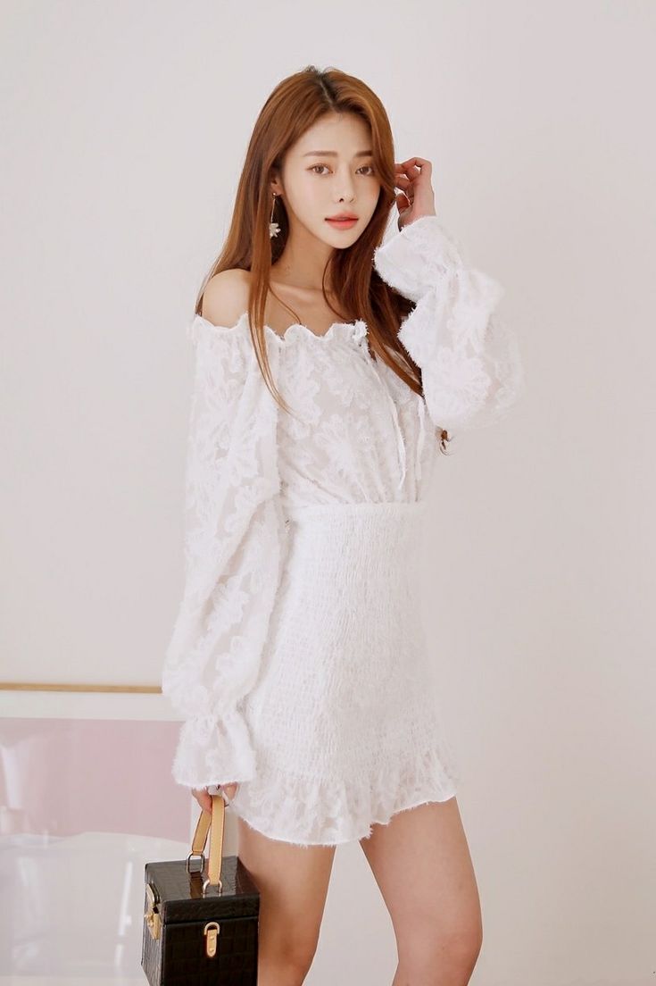 Kim Moon, White Dress, Moon, Mini Dress, White