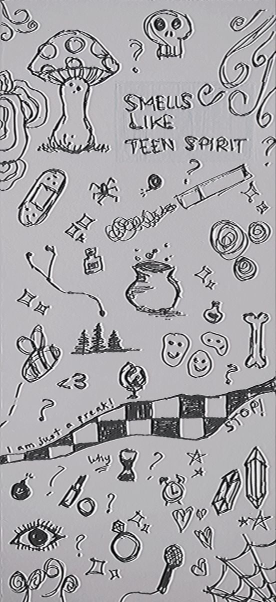 an image of some type of artwork on a piece of paper with words and symbols