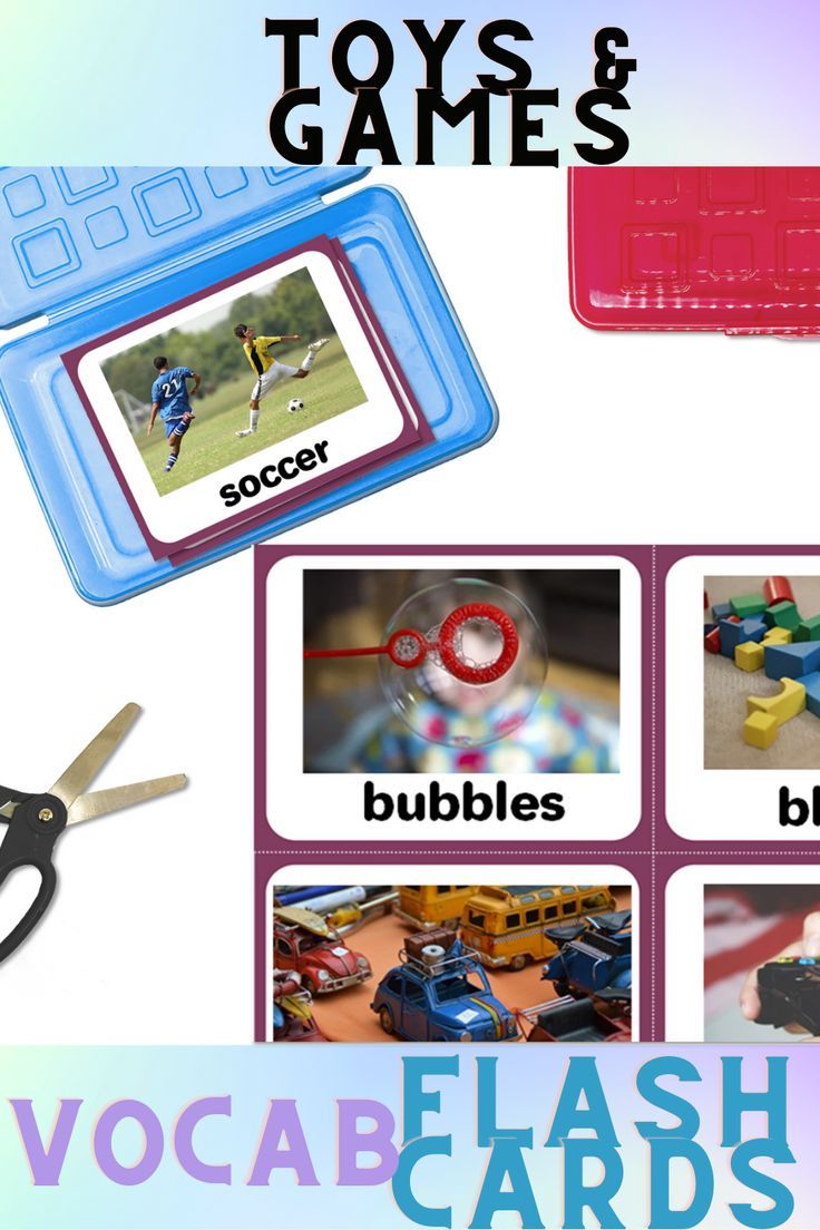 there are pictures of toys and games on this page