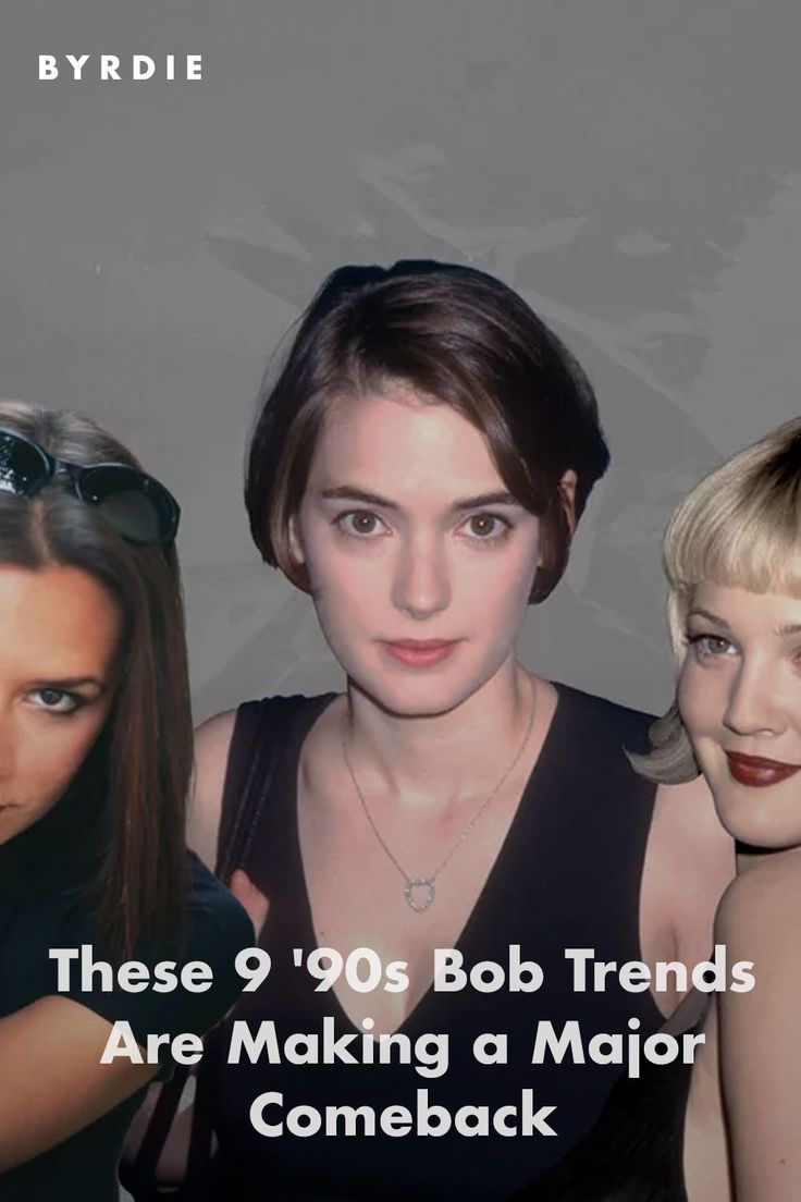 These 9 '90s Bob Trends Are Making a Major Comeback 90s Models Short Hair, Round Face 90s Haircut, Monica Geller Short Haircut, Earrings With Bob Haircut, Nineties Bob Haircut, Bob Haircut No Layers, Debbie Harry Hair Bob, French Bob Money Piece, Short Bob 90s Haircuts