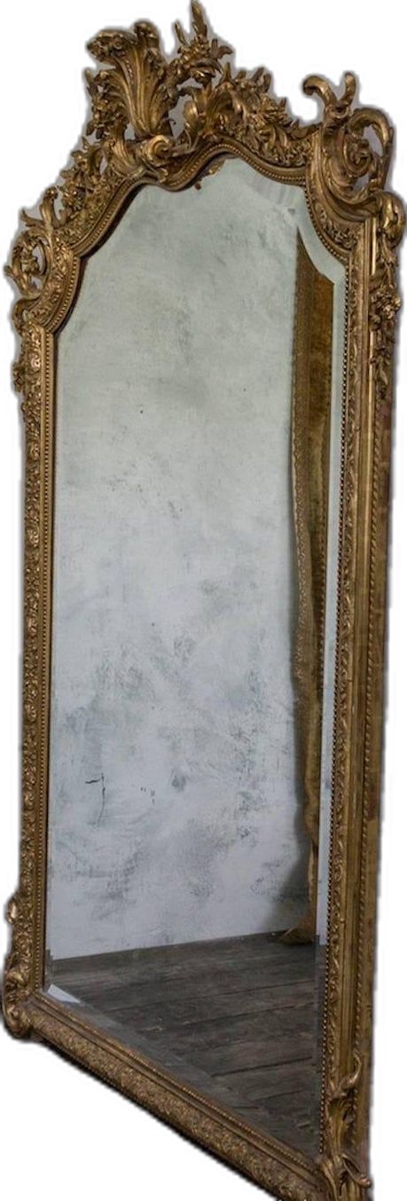 French Baroque Interior, French Frames, Large Antique Mirror, Antique Vintage Decor, Baroque Mirror, French Baroque, Mirror Aesthetic, Diy Vintage Decor, Yennefer Of Vengerberg