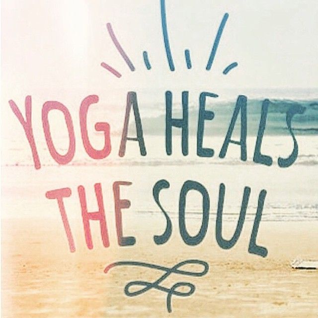 the instagram page for yoga heals the soul