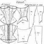 an image of a sewing pattern for a corset