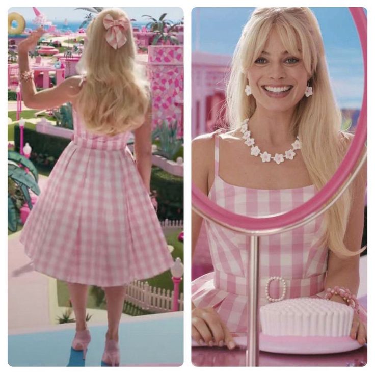 Barbie Perfect Day / Project Arch doll - $25 on Amazon. NO PIC OF THE DOLL YET. Search keyword: Barbie Project Arch. It’s the Barbie Movie Doll with the pink gingham dress. Like I always say DO NOT WAIT to buy from Amazon. 💗💗💗💗 #barbie #barbiecore #BarbieTheMovie #barbiemovie Perfect Day Barbie, Barbie Movie Gingham Dress, Pink Gingham Dress Barbie, Barbie Checkered Dress, Pink Gingham Dress Outfit, Barbie Gingham Dress, Oppenheimer Movie Outfits, Pink Barbie Dress For Women, How To Dress Like Barbie