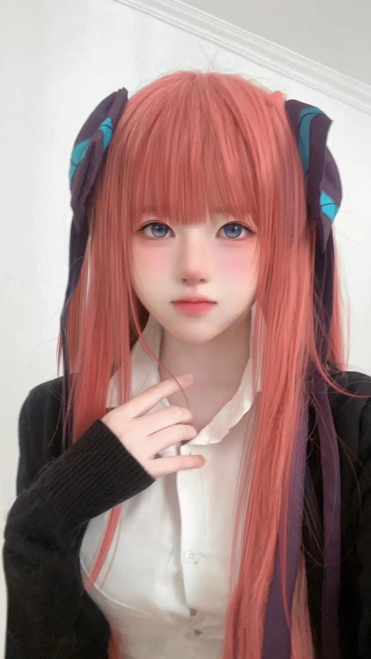 Kawaii Cosplay Anime, Nino Nakano, Cute Headers, Kawaii Cosplay, Cute Cosplay, Cosplay Makeup, Cosplay Anime, Naruto, Highlights