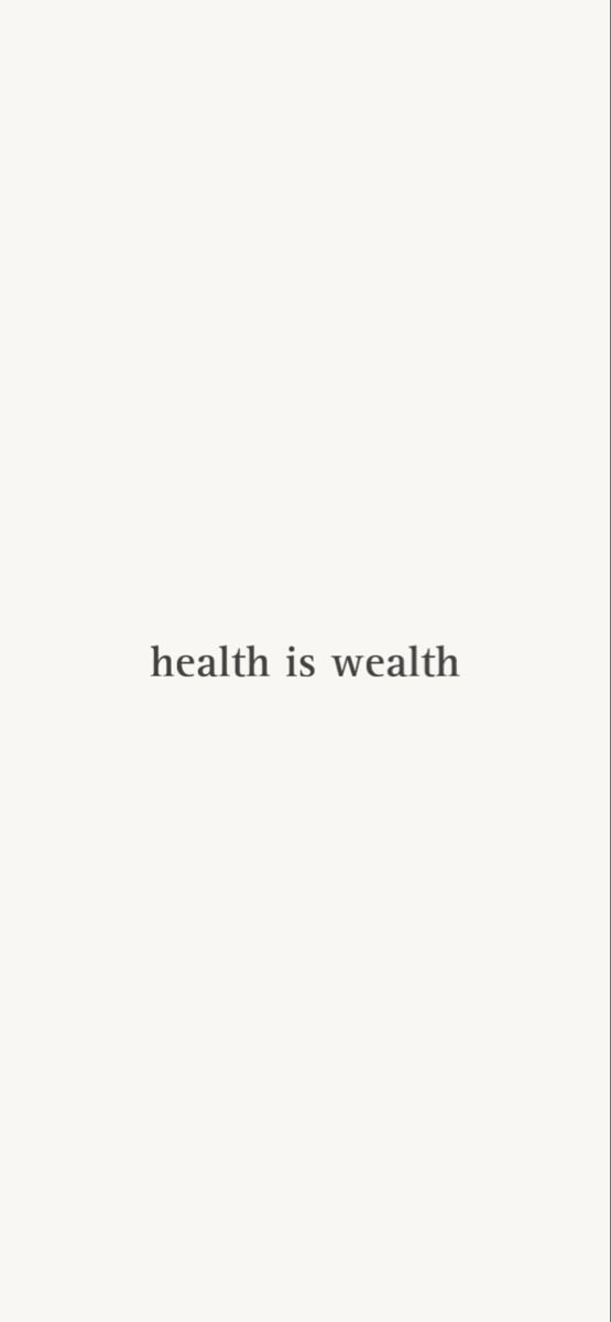 a white background with the words health is wealth