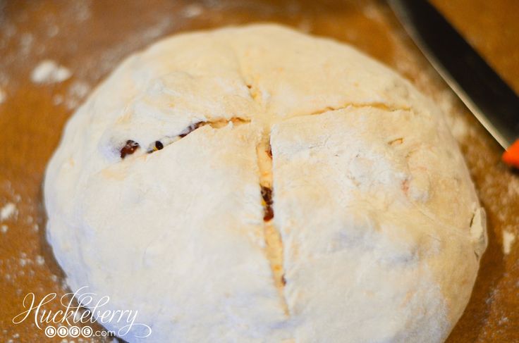 a close up of a dough on a table