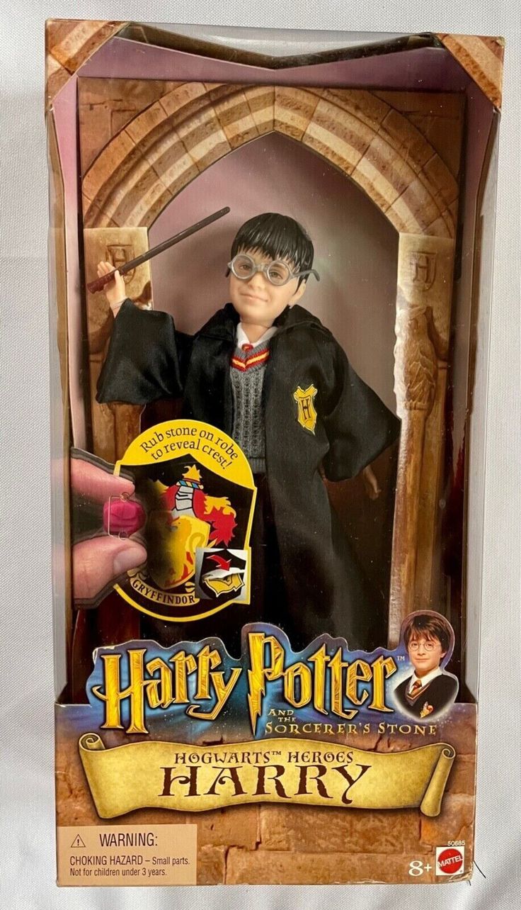 the harry potter action figure is in its package