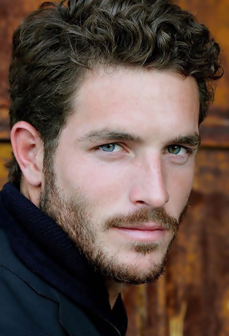 Justice Joslin, American, former football player, turned model & actor, b. 1987 Beard Styles, Boy Hairstyles, Justice Joslin, Male Haircuts Curly, Beautiful Guys, Corte De Cabelo Masculino, Moustaches, Curly Hair Men, Hair And Beard Styles