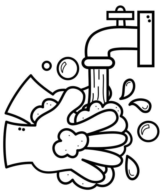 a hand that is holding a faucet with water coming out of the faucet