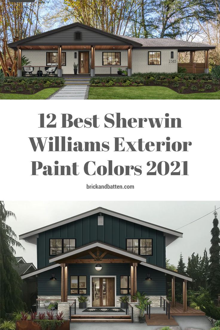 the best sherwin williams exterior paint colors for homes in 2021 and what they look like