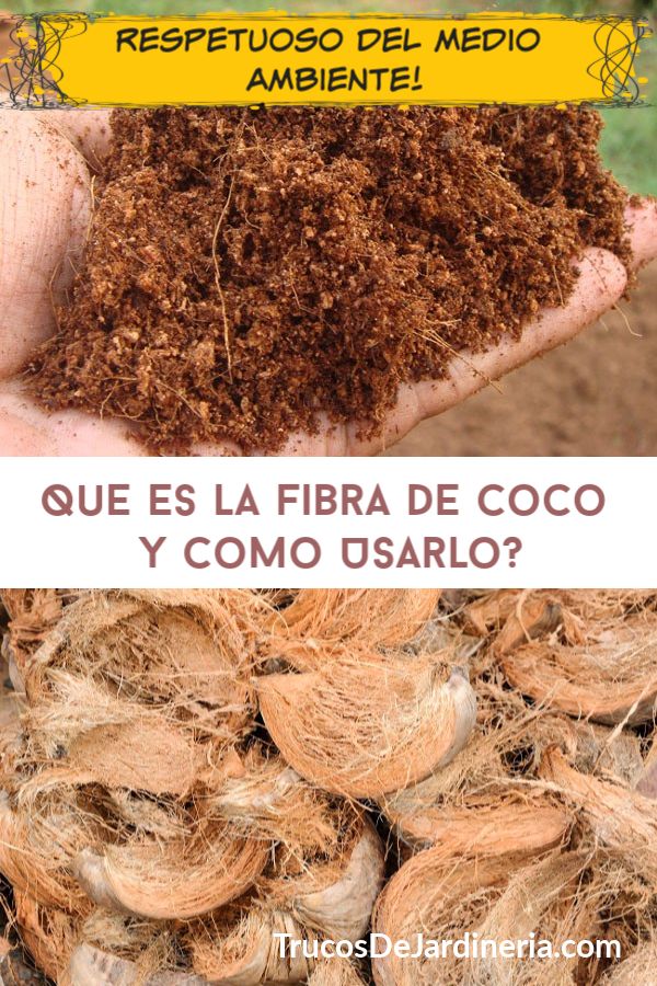 a person holding up a pile of dirt and the words, what is coconut coir & how to use it?