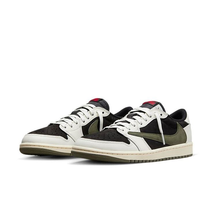 DZ4137-106 Travis Scott Olive, Jordan Travis Scott, Travis Scott Shoes, Travis Scott Low, Travis Scott Jordan 1, Mid Jordan 1, Wmns Air Jordan 1, Nike Jordan Retro, Jordan Retro 1