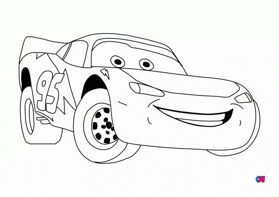 cars coloring pages for kids to print out and color with the characters from disney's cars