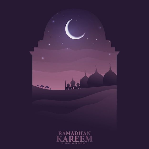 the raman kareem poster is shown in purple and blue tones with an image of