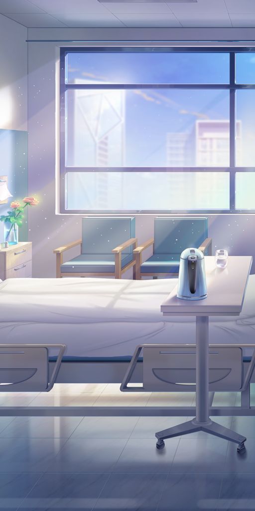 the hospital room is empty and ready to be used