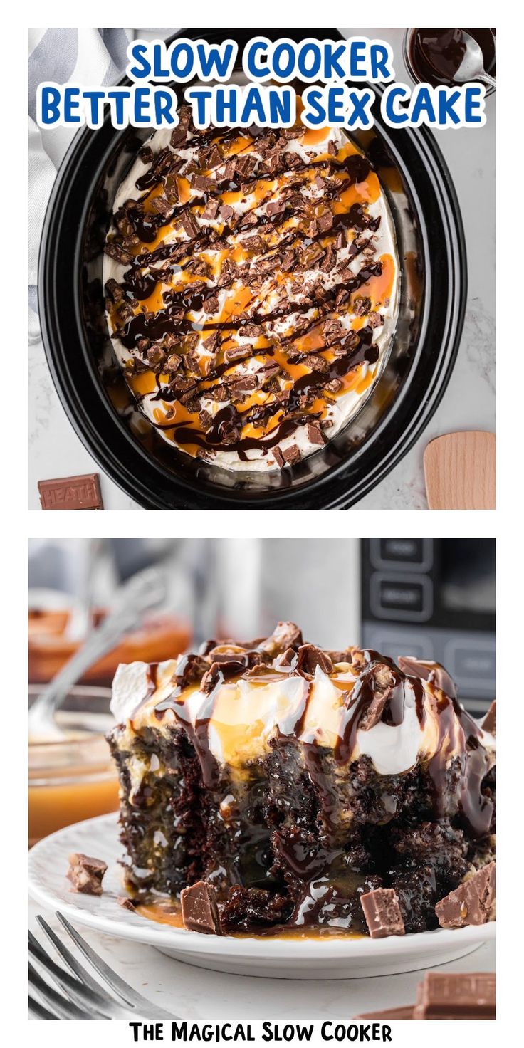 Thanksgiving Desserts Easy Crockpot, Easy Crockpot Cake Recipes, Baking In Crockpot, Heaven In A Crockpot Dessert, Dump And Go Crockpot Desserts, Baking In Slow Cooker, Crockpot Foods For Party, Dessert Slow Cooker Recipes, Cake Crockpot Recipes