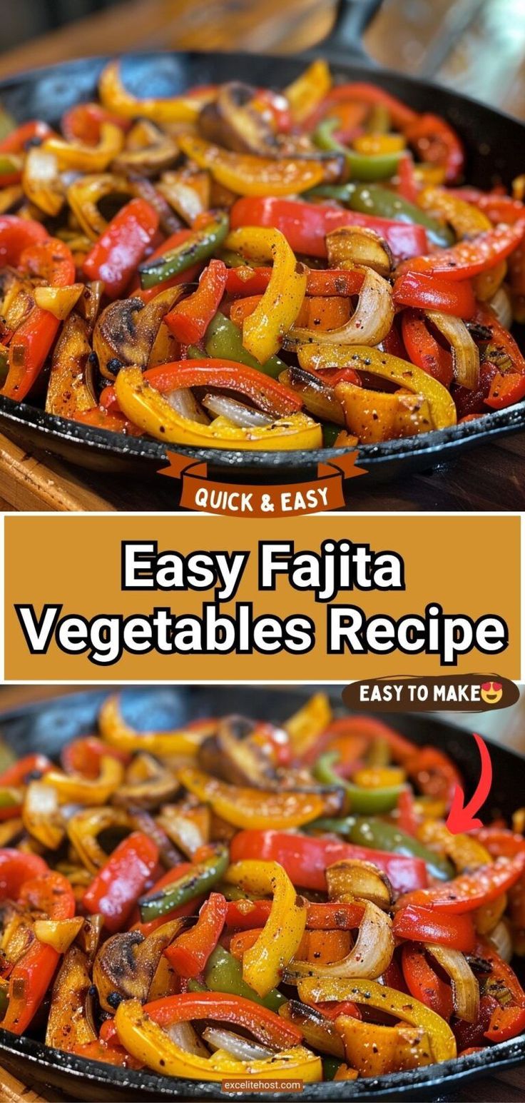 an easy and tasty ratta veggies recipe in a cast iron skillet