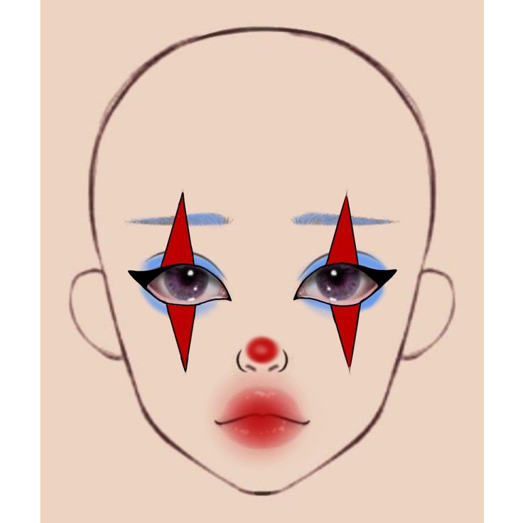 Make Up Guide, Cute Clown Makeup, Membentuk Alis, Holloween Makeup, Makeup Charts, Creepy Makeup, Makeup Fails, Gyaru Makeup, Face Charts