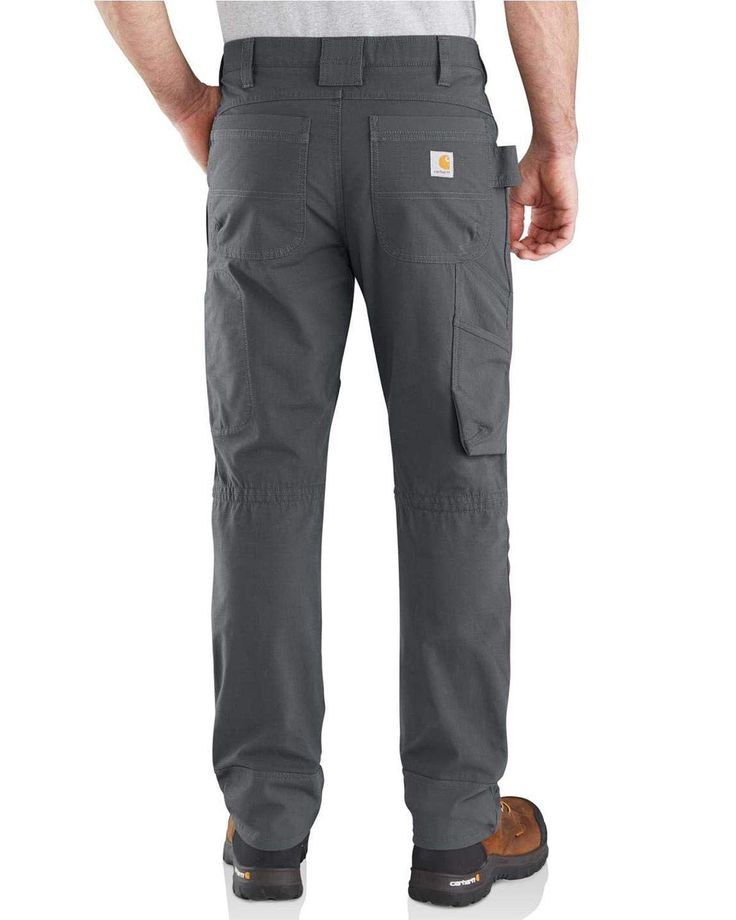 PRICES MAY VARY. 10-ounce 98% cotton/2% spandex ripstop fabric Sits at the waist Comfortable fit through the seat and thigh with room to move Comfort flex waistband Cordura -lined front ledge pockets Best Work Pants, Carhartt Cargo Pants, Mens Rugged, Carhartt Cargo, Workwear Brands, Rugged Men, Safety Clothing, Carhartt Jeans, Carhartt Pants