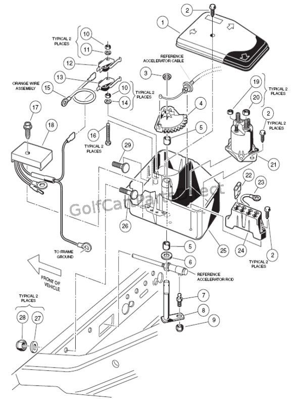 1995 Club Car With Fe290 Engine Parts Diagram