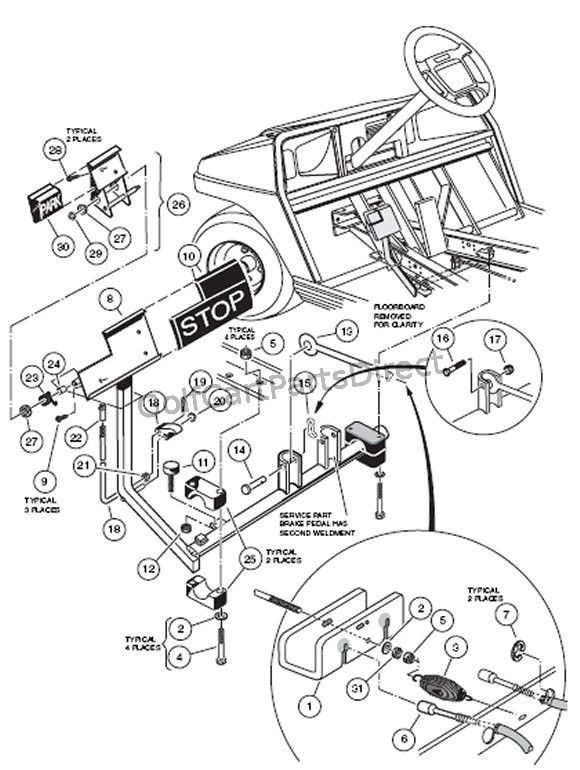 Club Car Ds Gas Parts Diagram