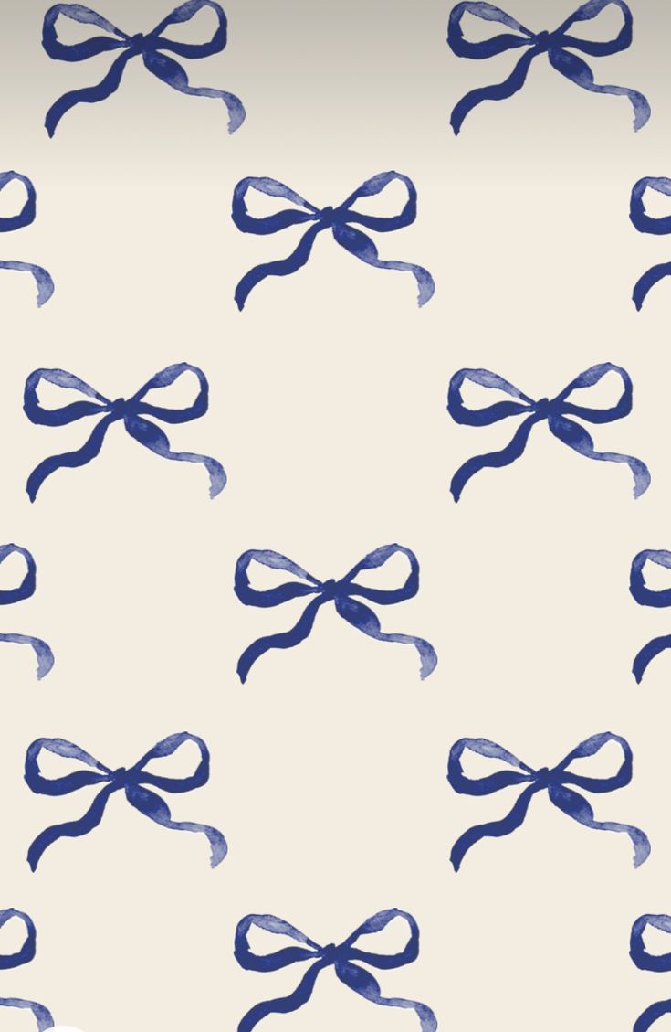 an image of blue bows on white background