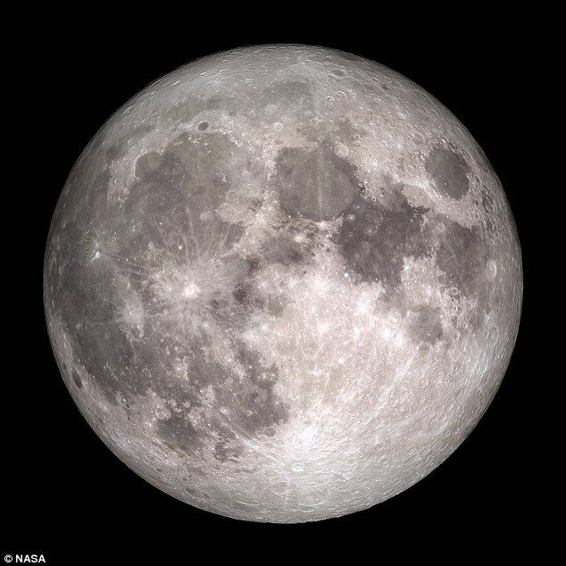 an image of the moon taken from space