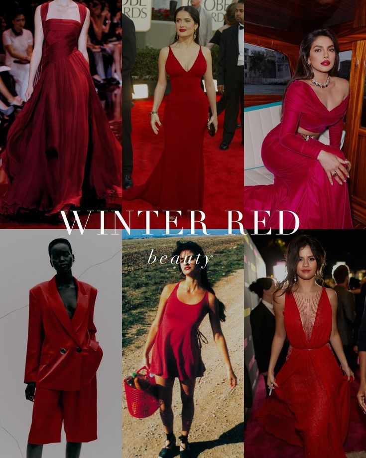 The beauty of Winters in red 🌹 . #coloranalysis #colouranalysis #coloranalyst #winterpalette #truewinter #brightwinter Dark Winter Pallette, Bright Winter Outfits Color Palettes, Dark Winter Hair Color Palette, True Winter Colors, Deep Winter Aesthetic Outfits, Deep Winter Clothes, Winter Pallette, Aesthetic Blender, Dark Winter Color Palette