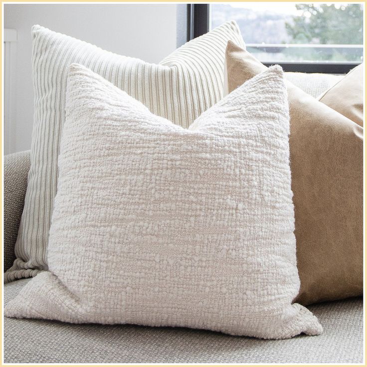 Winter Home Decor Apartment - Search for your desired items at Amazon.com. Get what you wanted IMMEDIATELY! Neutral Couch, Ivory Throw Pillows, Blue Floral Pillows, Beige Couch, Neutral Throw, Ivory Pillow, Neutral Throw Pillows, Kids Pillow Cases, Indigo Pillows