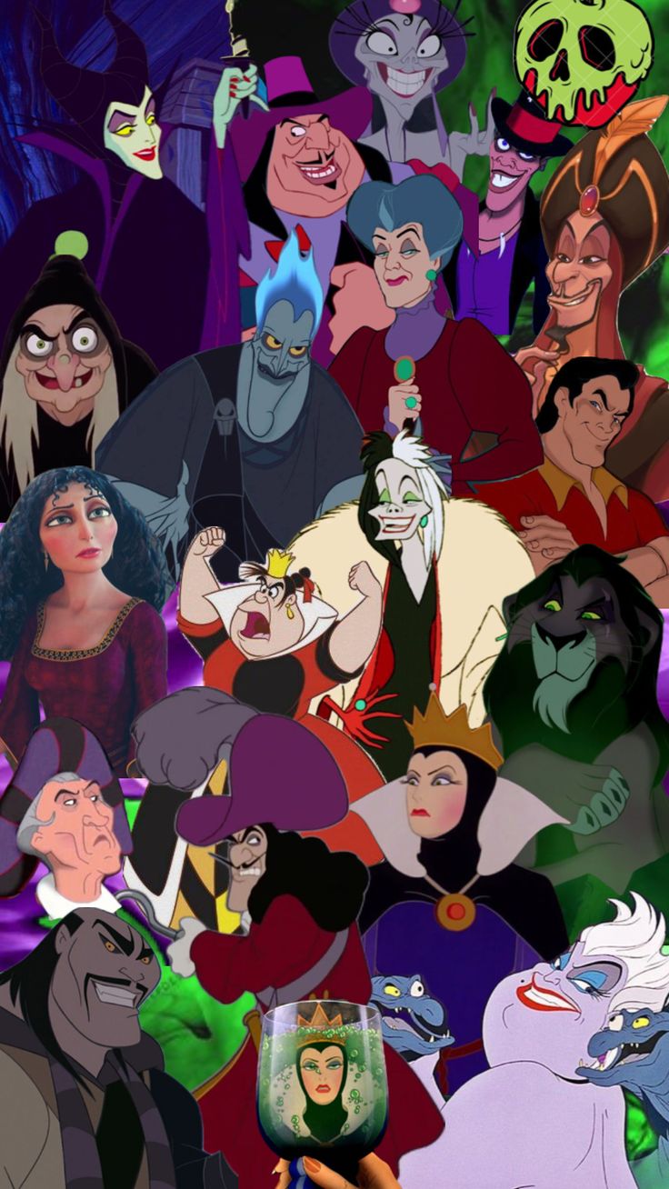 many cartoon characters are grouped together to form a collage with each other's faces