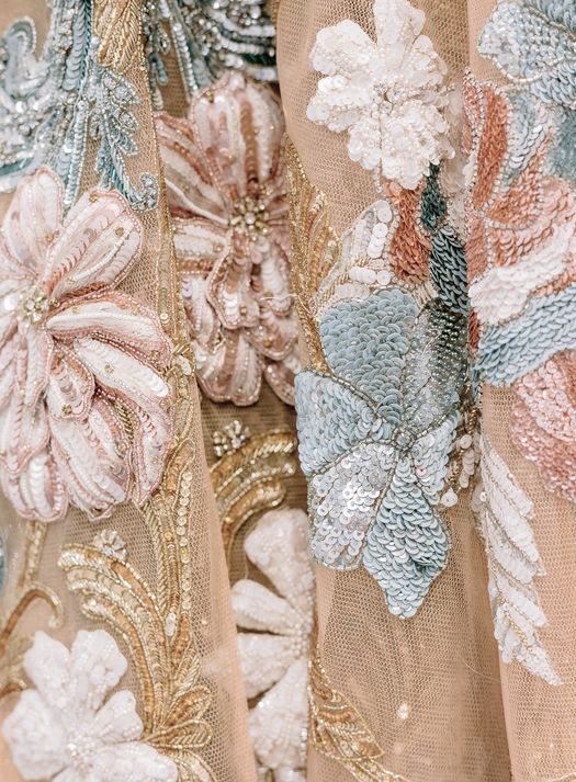 Elie Saab Embroidery, Christmas Headdress, Greg Finck, Luxe Christmas, Couture Embellishment, Couture Beading, Dinner Dresses, Haute Couture Embroidery, Haute Couture Details