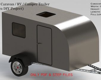 the trailer is designed to look like a camper trailer