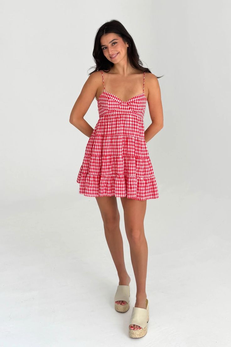 Gwen Dress College Gameday Outfits, Feminine Clothing, Rush Outfits, Gameday Dress, Grad Dresses, Gameday Outfit, The Grove, Gingham Dress, Feminine Outfit